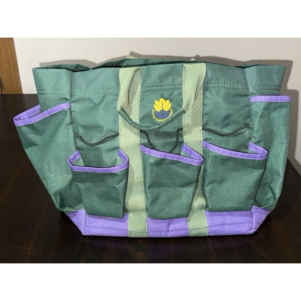 CUTCO Gardening Tote Bag Garden Tool Bag Storage Heavy Canvas Organizer 12